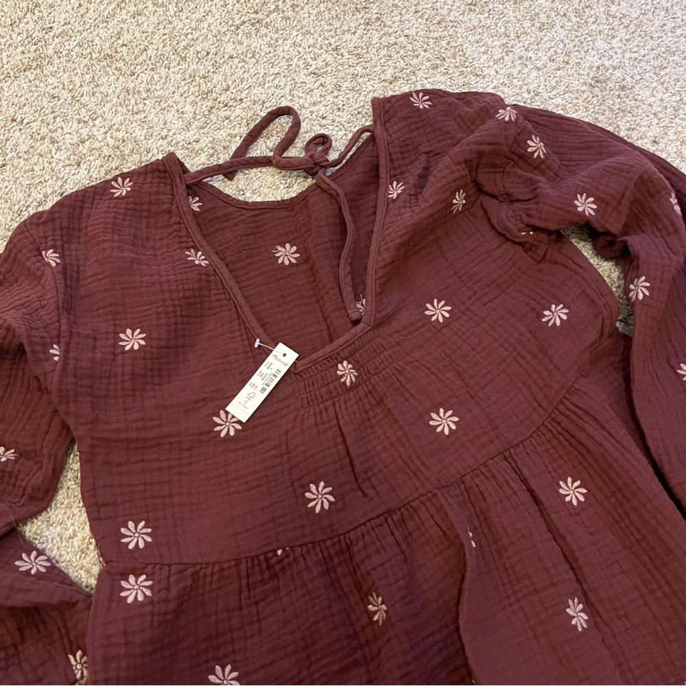 Madewell // Francis Embroidered Gauze Top - Picture 8 of 11